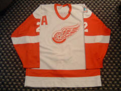 Darren McCarty 2001-02 Detroit Red Wings White Playoff Game Worn Jersey -  Stanley Cup Finals, Matched 