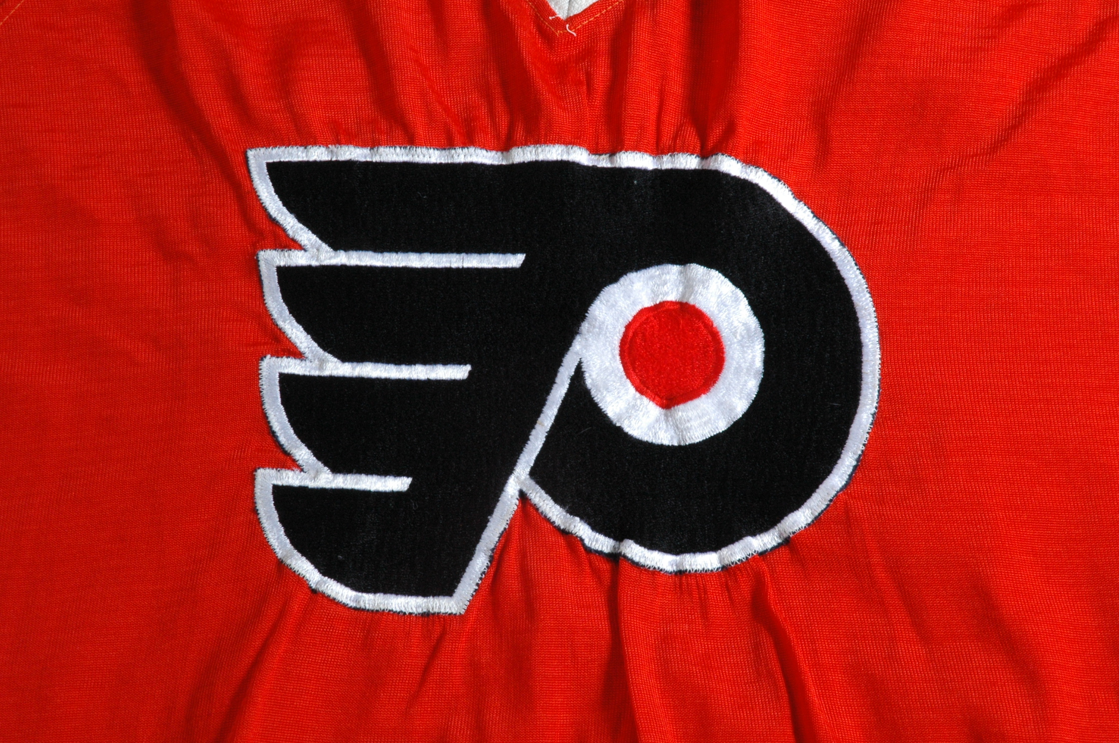 Philadelphia Flyers 1968-69 jersey artwork, This is a highl…