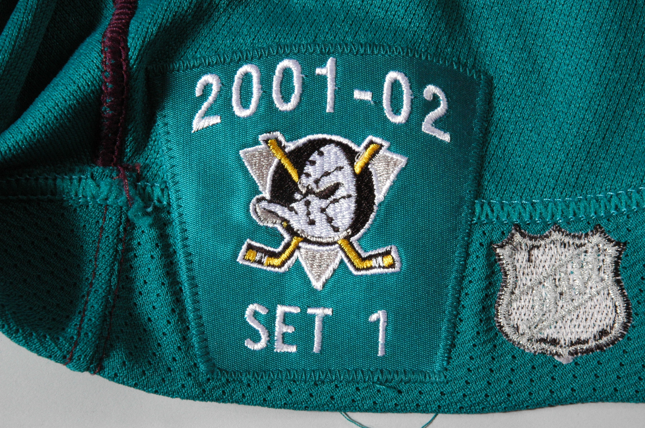 anaheim ducks game worn jersey