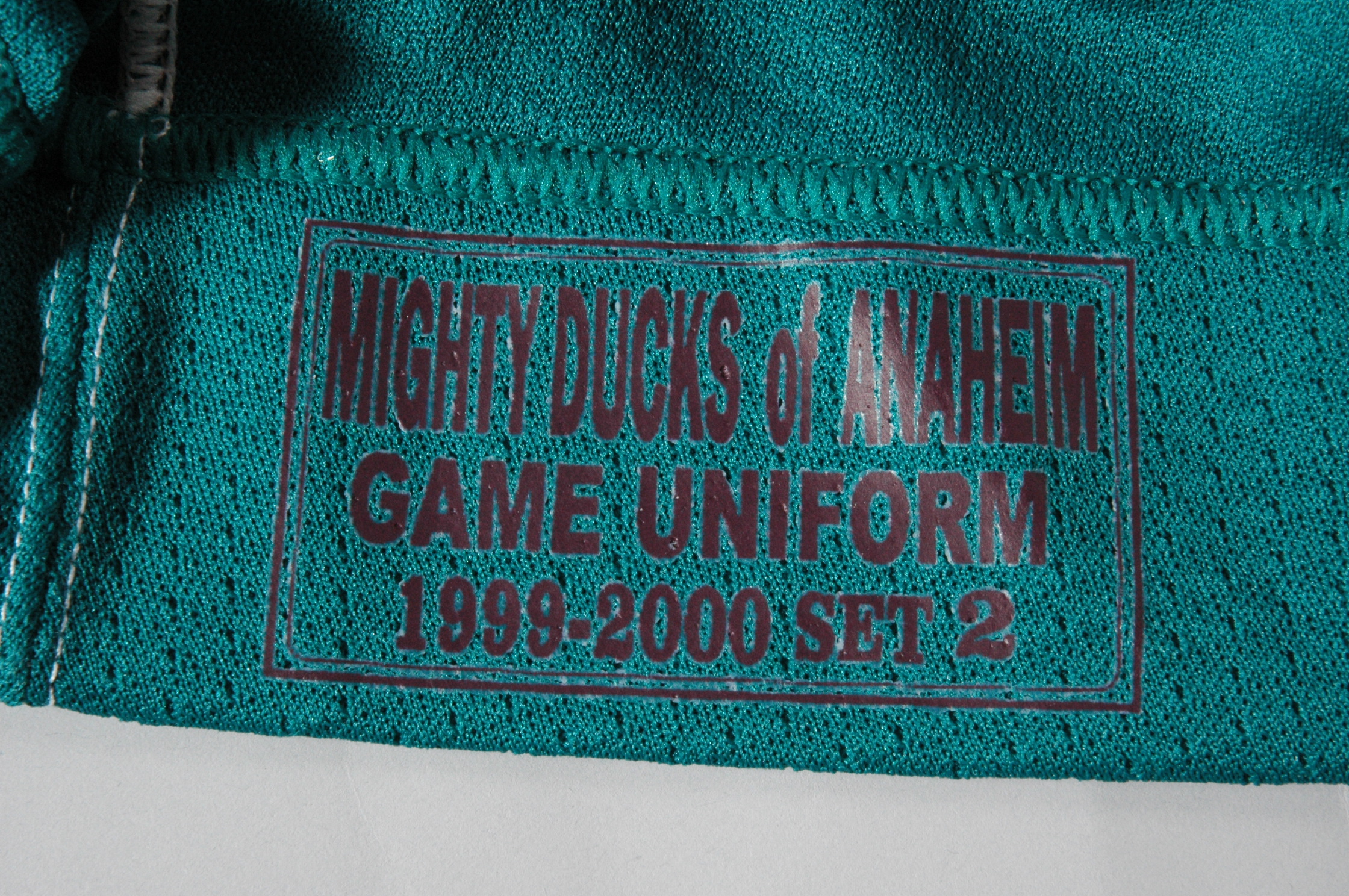 anaheim ducks game worn jersey