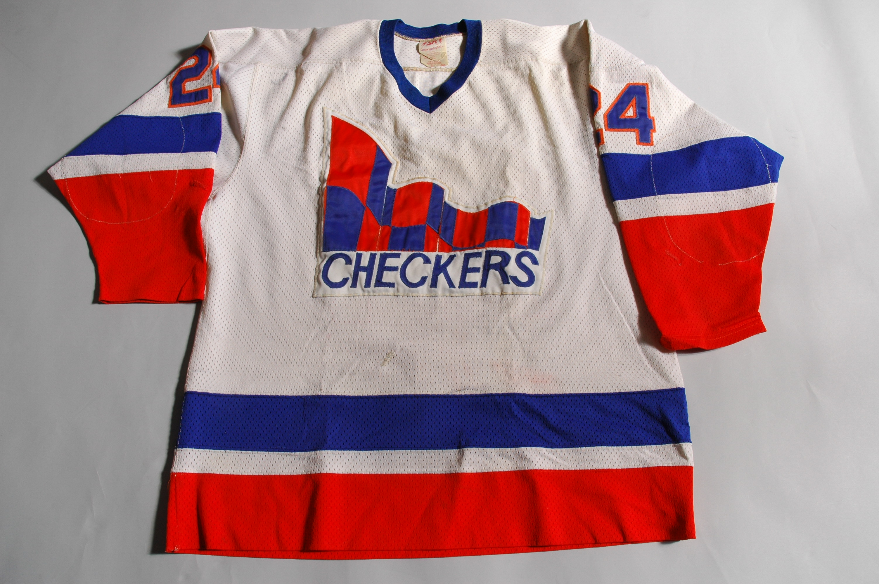 198081 Indianapolis Checkers Glen Duncan Game Worn Jersey eBay